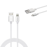 Savio Cl-193 USB-kabel USB 2.0 2 m USB A USB C/Lightning Hvid
