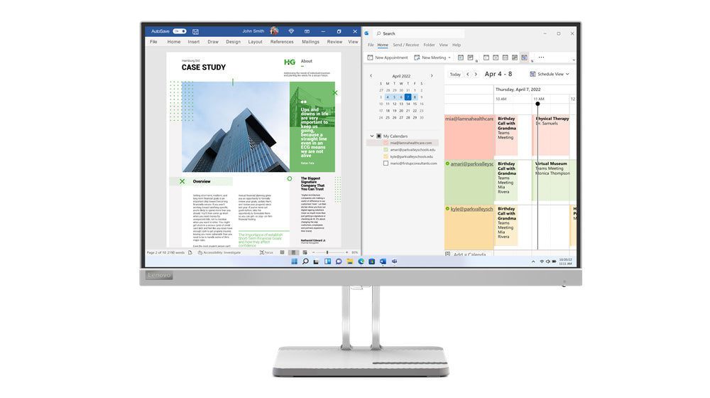 Lenovo L25e-40 computerskærm 62,2 cm (24.5") 1920 x 1080 pixel Fuld HD Grå