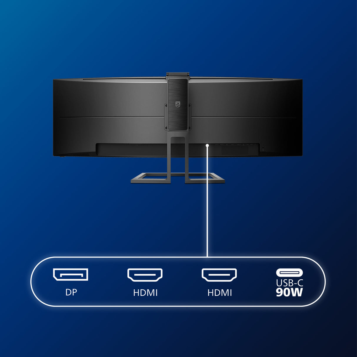 Philips P Line 32:9 SuperWide buet LCD-skærm 499P9H/00