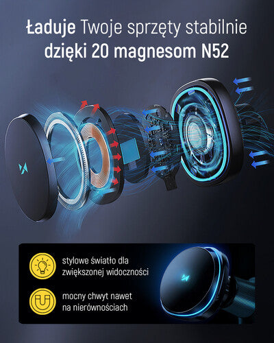 Wozinsky 5907769372513 holder Aktiv holder Telefon Sort