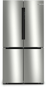 Bosch Serie 4 KFN96VPEA side-by-side køle-fryseskab Fritstående 605 L Rustfrit stål