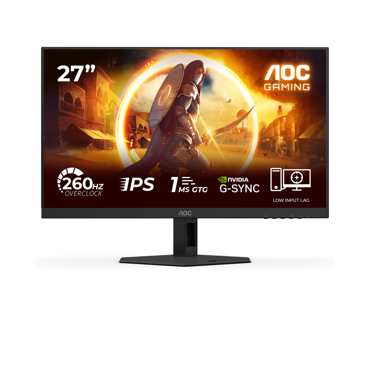 AOC G4 27G4ZRE computerskærm 68,6 cm (27") 1920 x 1080 pixel Fuld HD LED Sort, Rød