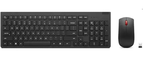 Lenovo 4X31N50752 tastatur Mus inkluderet Universel RF trådløst Nordisk Sort