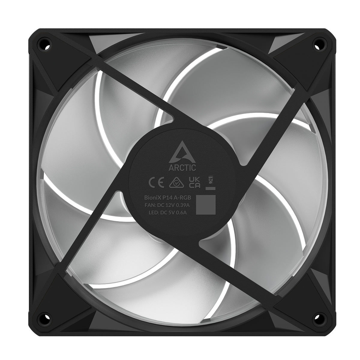 ARCTIC BioniX P14 A-RGB Computerkabinet Ventilator 14 cm Sort 1 stk