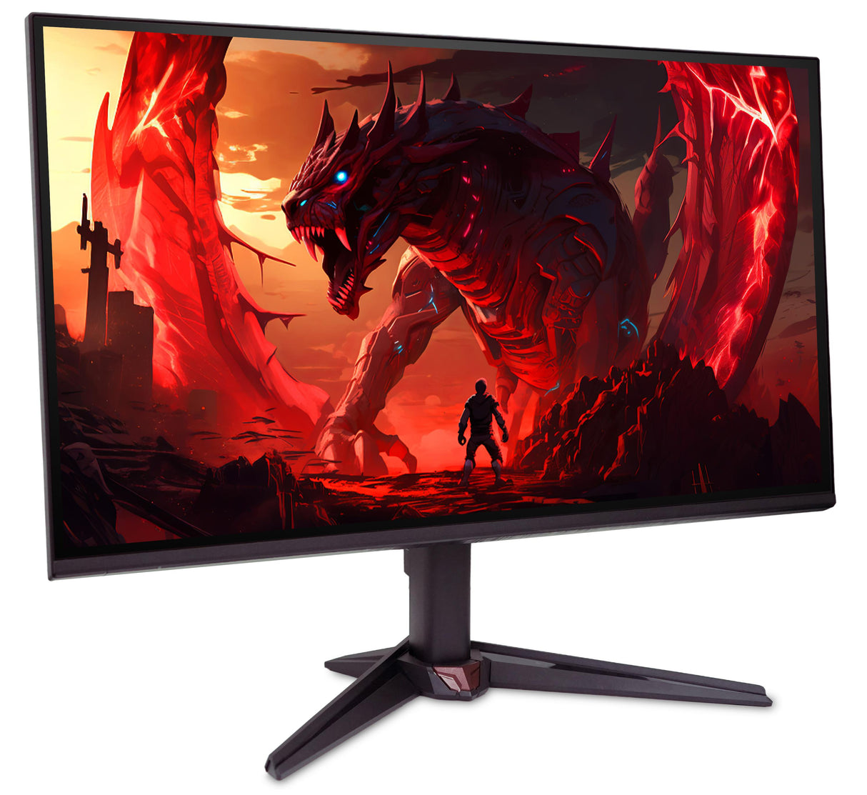Acer NITRO VG0 VG240Y P6bmipx computerskærm 60,5 cm (23.8") 1920 x 1080 pixel Fuld HD LCD Sort, Rød