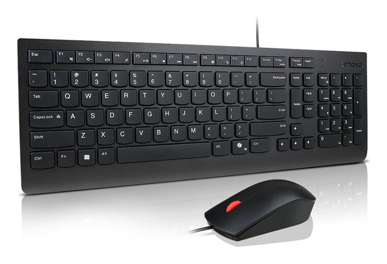 Lenovo 4X31R64446 tastatur Mus inkluderet Universel USB Nordisk Sort