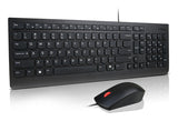 Lenovo 4X31R64446 tastatur Mus inkluderet Universel USB Nordisk Sort