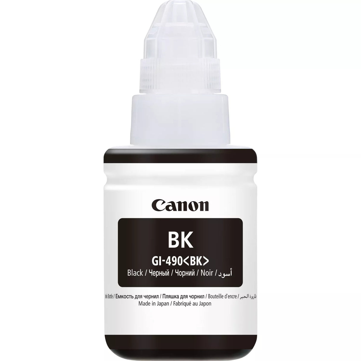 Canon GI 490 PGBK Sort 6000 sider Blækrefill 0663C001