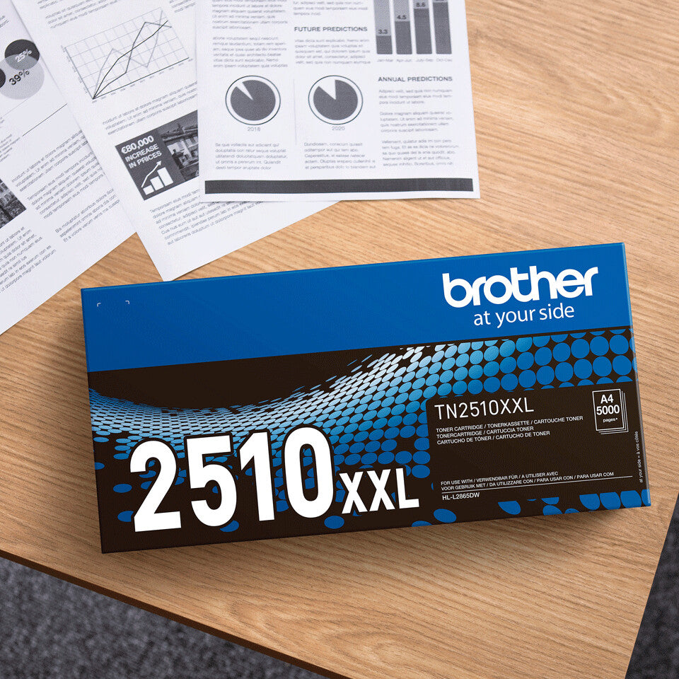 Brother TN-2510XL tonerpatron 1 stk Original Sort