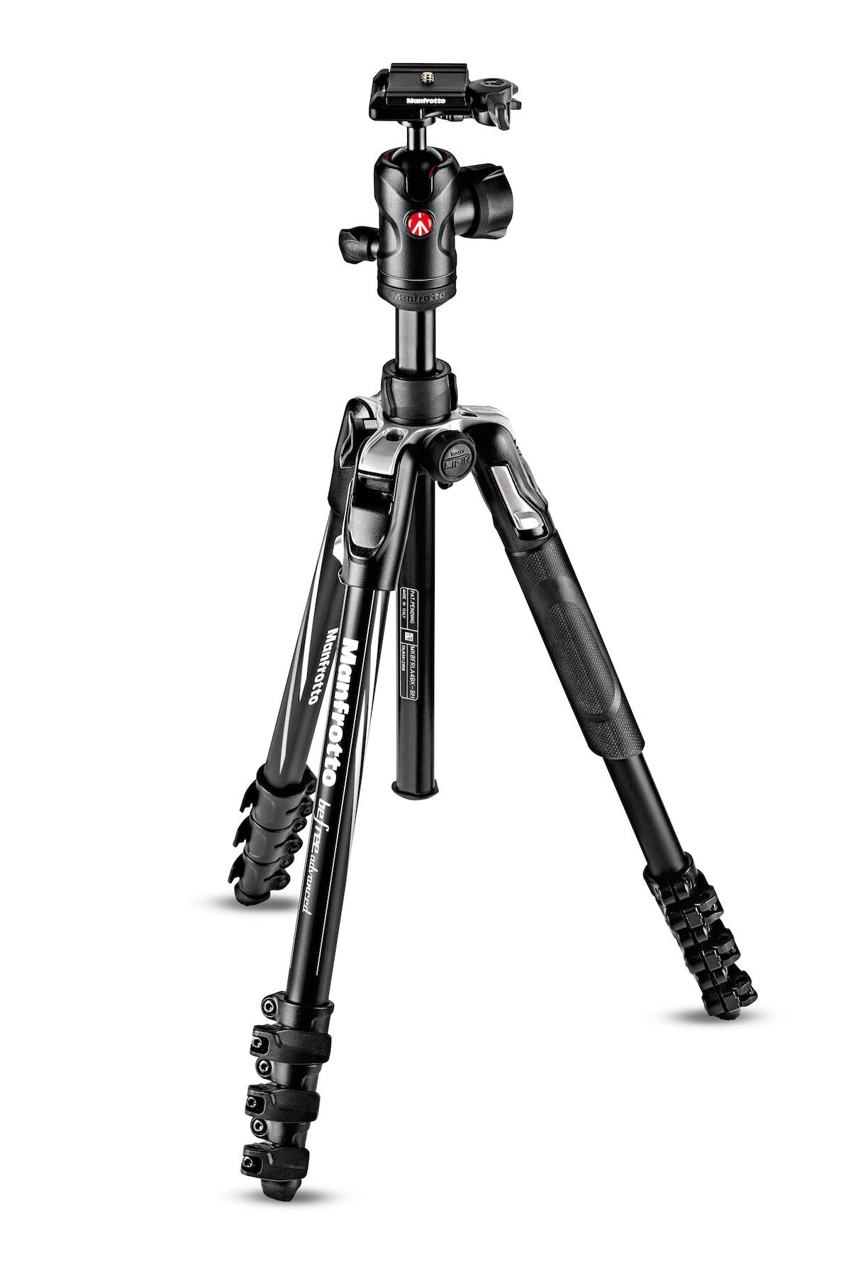 Manfrotto MKBFRLA4BK-BH tripod 3 leg(s) Black, Silver