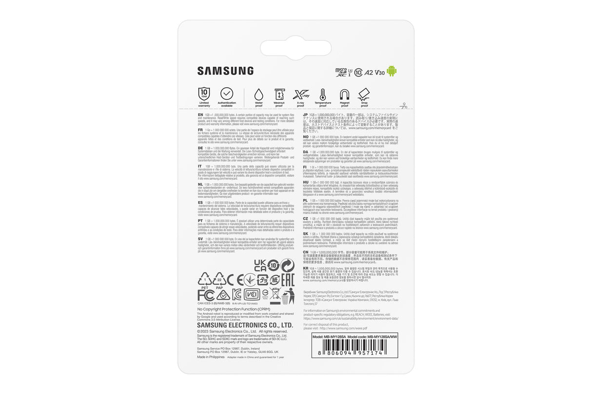 Samsung MB-MY128S 128 GB MicroSDXC UHS-I