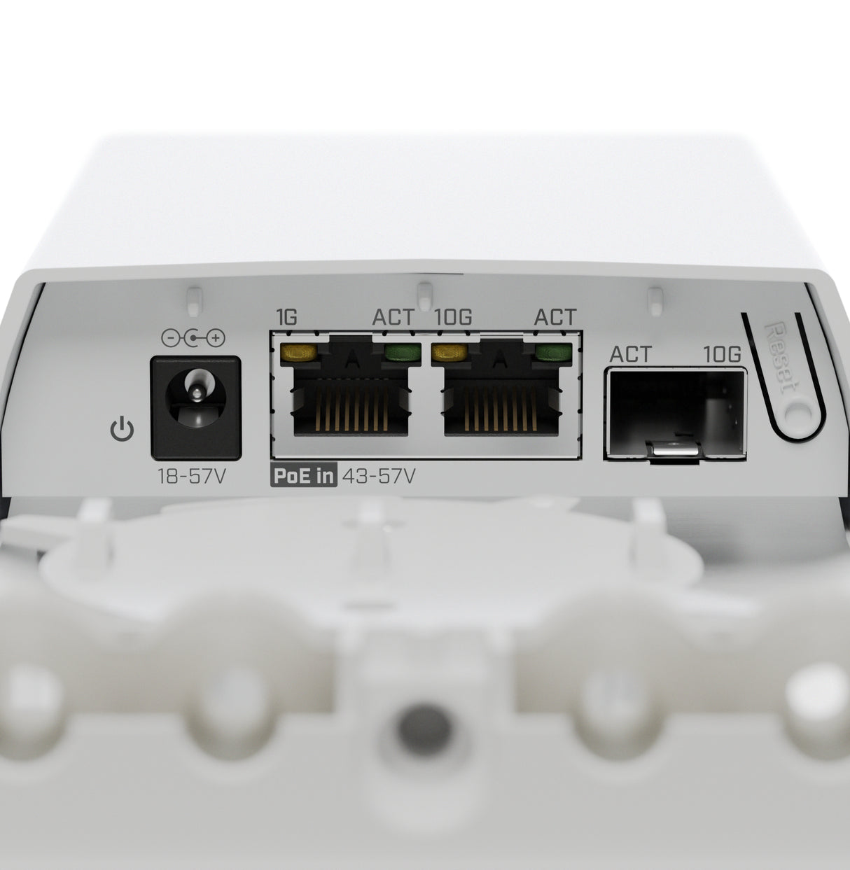 Mikrotik FTC11XG netværksomformer til medie Hvid