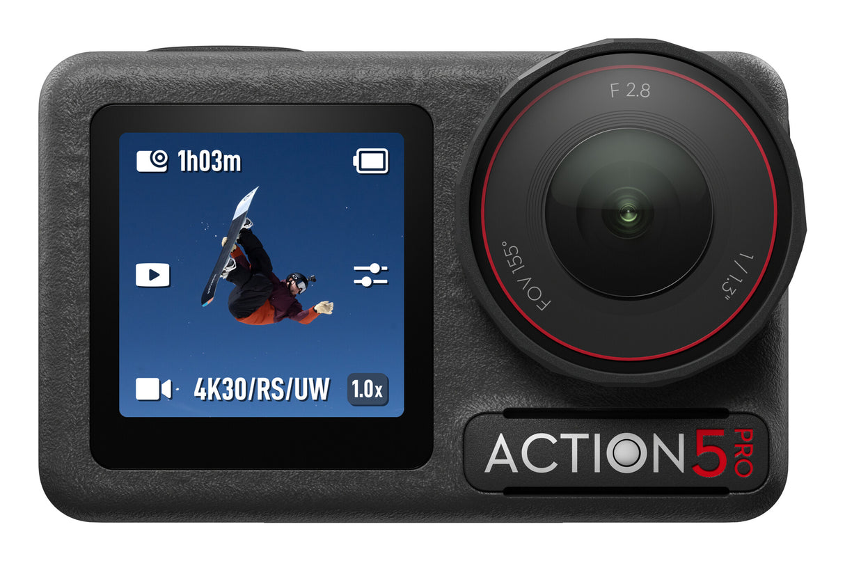 DJI Osmo Action 5 Pro Adventure Combo kamera til actionsport 40 MP 4K Ultra HD CMOS 25,4 / 1,3 mm (1 / 1.3") Wi-Fi 701 g