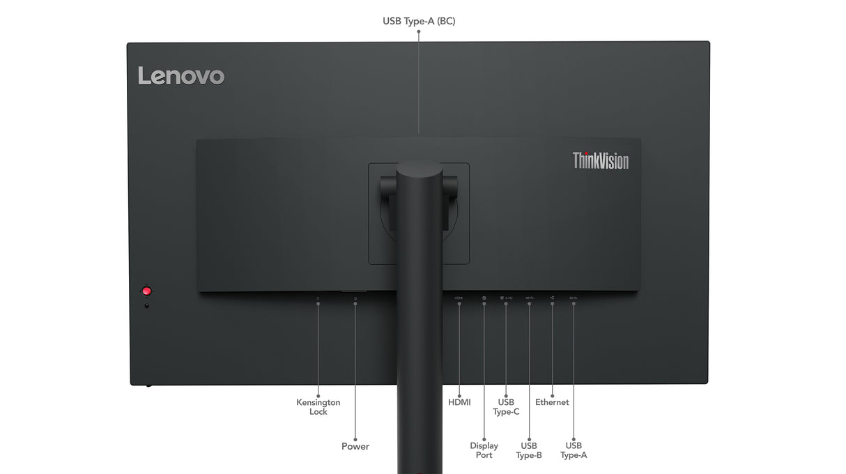 Lenovo ThinkVision T32p-30 LED display 80 cm (31.5") 3840 x 2160 pixel 4K Ultra HD Sort