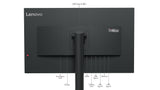 Lenovo ThinkVision T32p-30 LED display 80 cm (31.5") 3840 x 2160 pixel 4K Ultra HD Sort