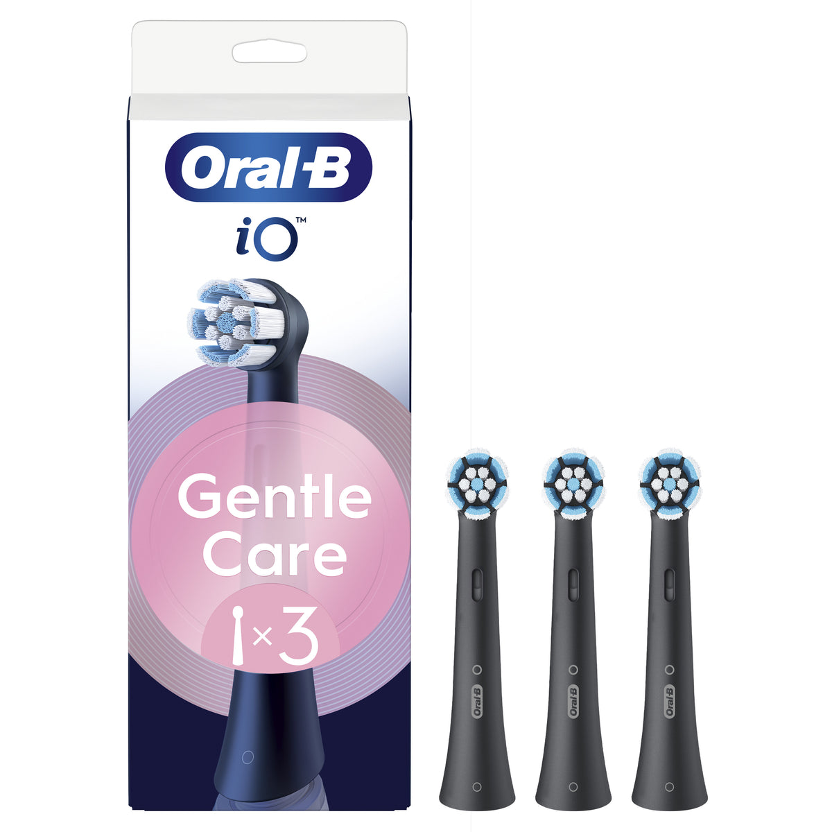 Oral-B 80782587 Tandbørstehoveder 3-pack Sort
