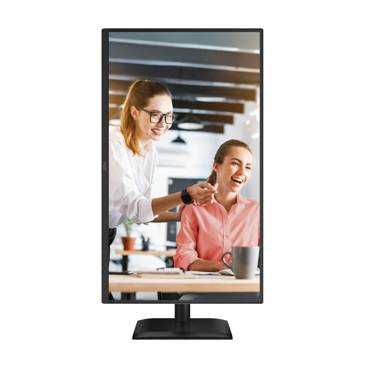 AOC E4 Q27E4CV computerskærm 68,6 cm (27") 2560 x 1440 pixel Quad HD LED Sort