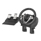 GENESIS Seaborg 400 Sort, Sølv USB Rat + Pedaler Nintendo Switch, PC, PlayStation 4, Playstation 3, Xbox 360, Xbox One, Xbox One S, Xbox One X