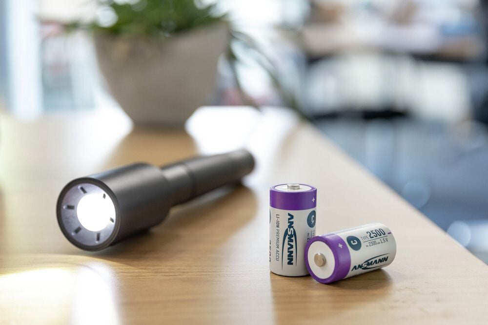 Ansmann 1313-0004 husholdningsbatteri Genopladeligt batteri C Lithium-Ion (Li-Ion)