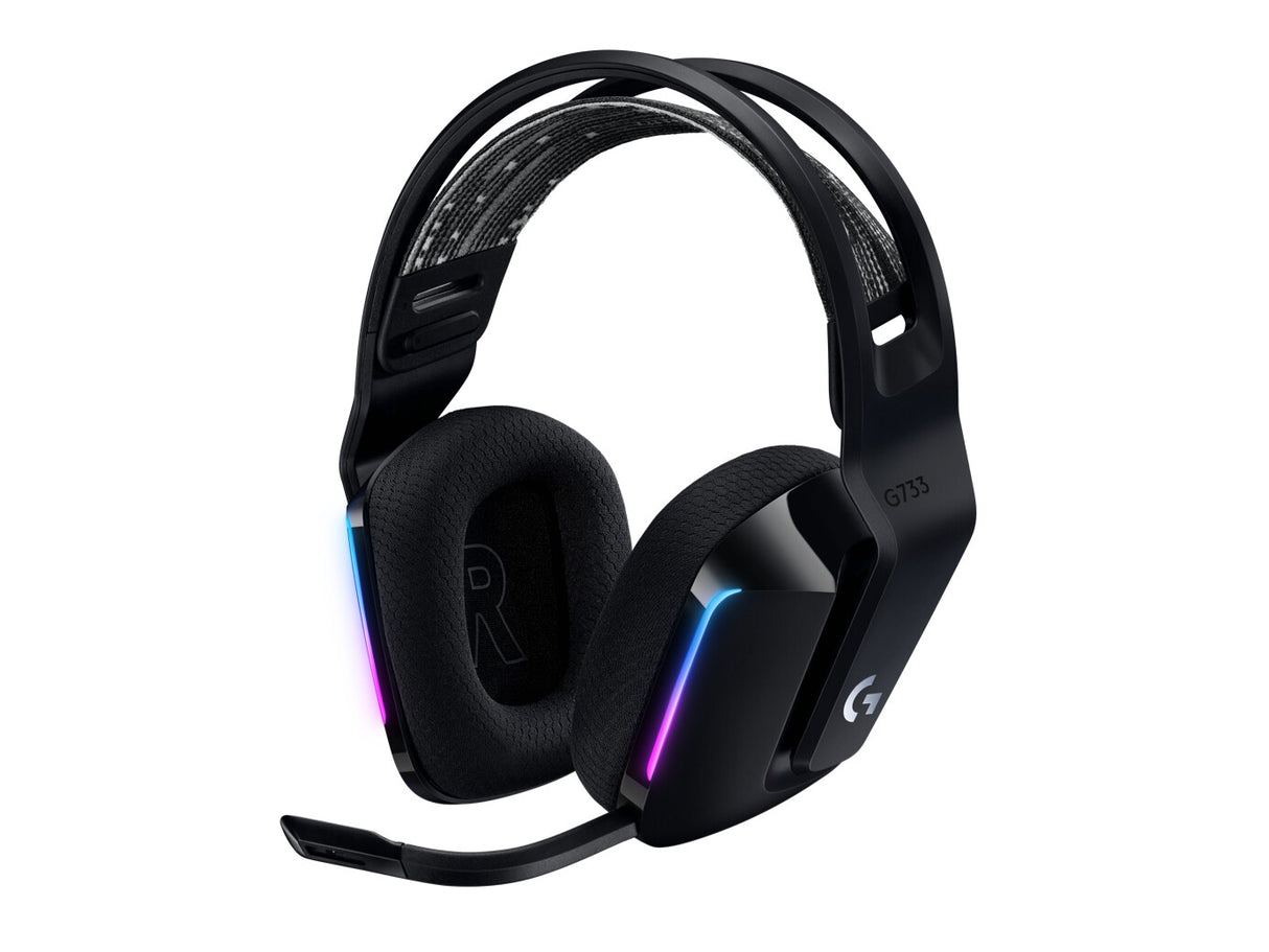 Logitech G G733 Headset Trådløs Spil Sort