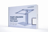 Gembird NBS-D1-02 laptop stativ Sølv 39,6 cm (15.6")