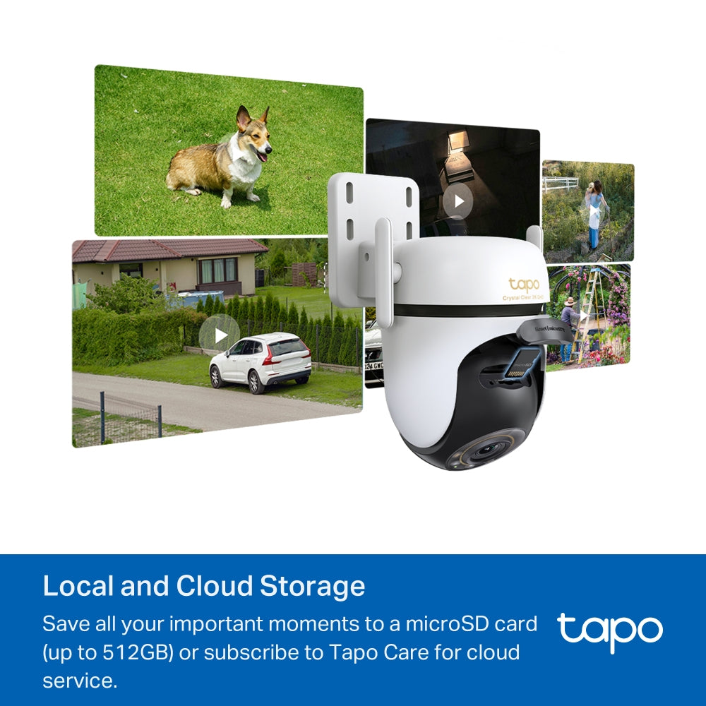 TP-Link TAPO C530WS overvågningskamera Tårn IP-sikkerhedskamera Udendørs 2880 x 1620 pixel Væg