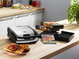 Tefal Snack Collection SW852D sandwichtoaster 700 W Sort, Rustfrit stål