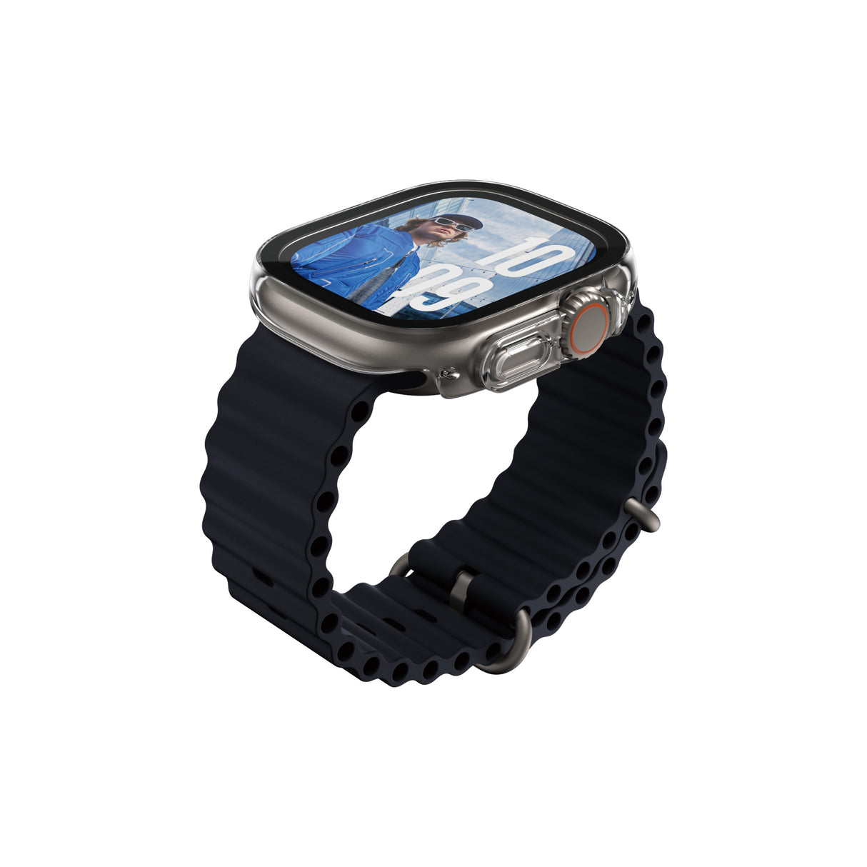 PanzerGlass Apple Watch Ultra 2 49mm - Screen Protector - Snappie Full Body Slim Transparent