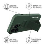 Wozinsky Kickstand Case Silicone Stand Cover til Xiaomi Redmi Note 11 Pro sort