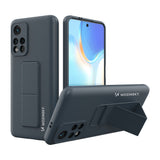 Wozinsky Kickstand Case silikonhylster med stativ Xiaomi Poco M4 Pro 5G marineblå