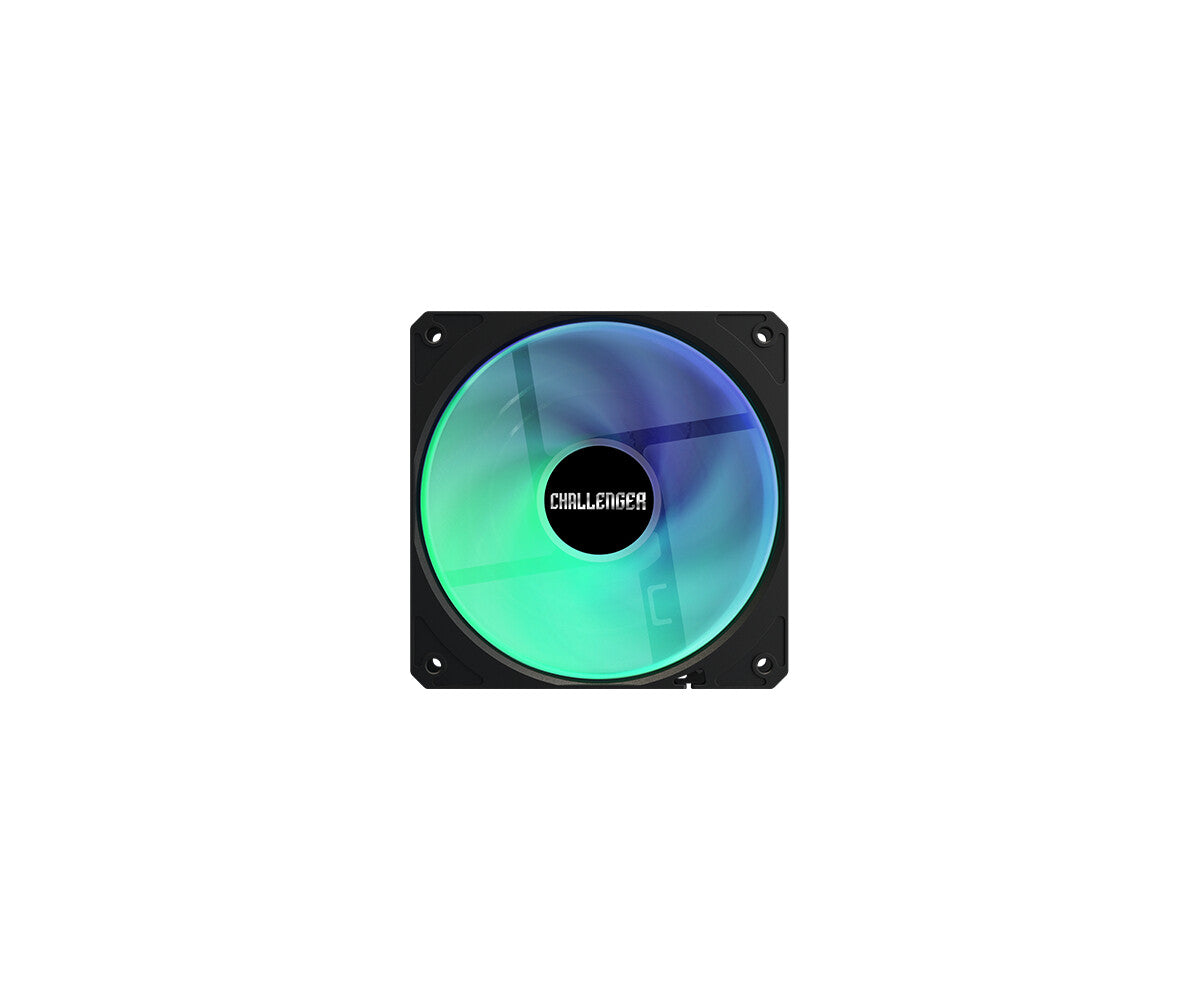 Asrock Challenger 360 Digital ARGB kølesystem 1-pack Sort 120 mm