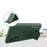 Wozinsky Kickstand Case Silicone Stand Cover til Xiaomi Redmi 10 Red