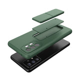 Wozinsky Kickstand Case silikonhylster med stativ til Samsung Galaxy A73 sort