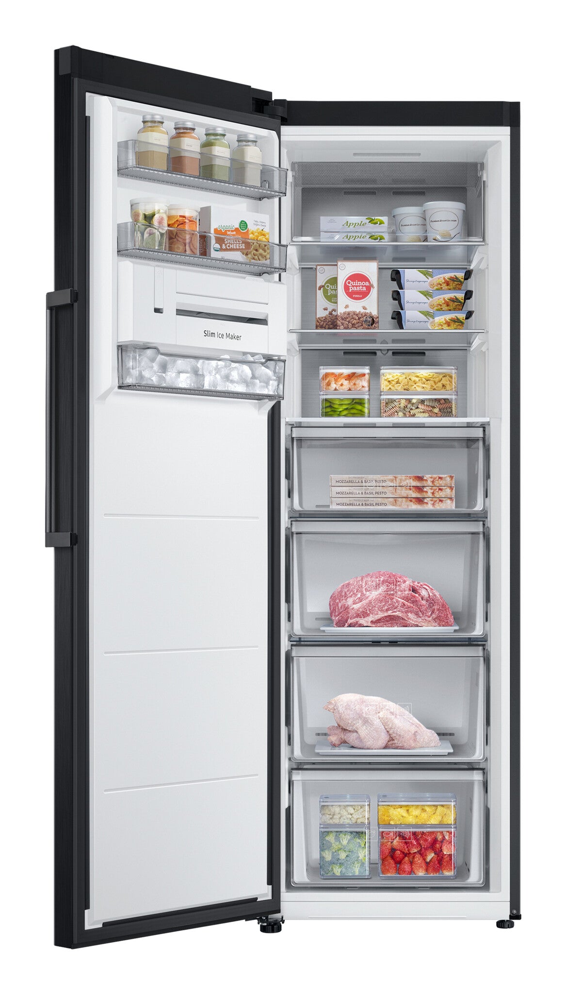Samsung RZ32C7CBEB1 Stående fryser Fritstående 323 L Sort
