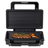 Adler AD 3073 sandwichtoaster 1400 W Sort, Sølv