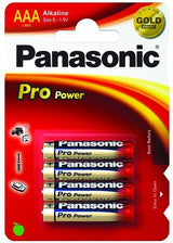 Panasonic 1x4 LR03PPG Engangsbatteri Alkaline