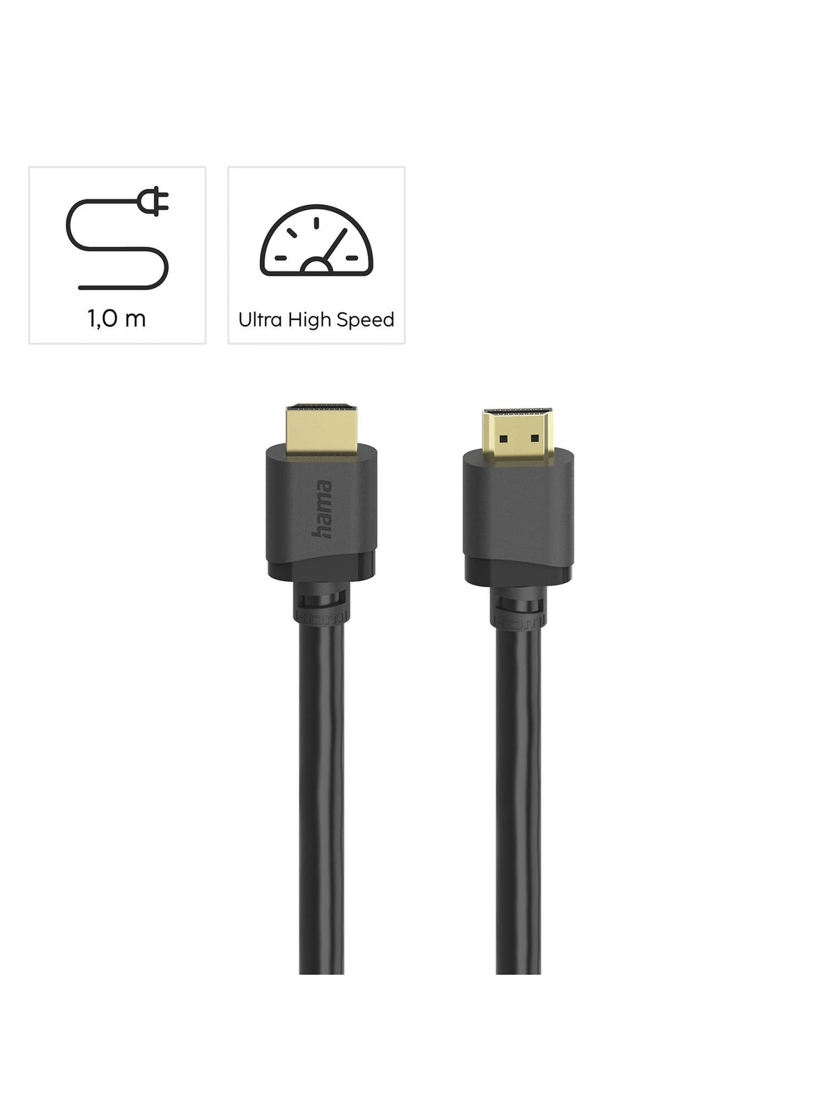 Kabel HDMI Ultra High Speed 8K 48Gbit/S 1.0M Guld