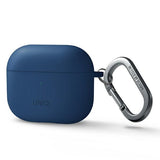 Uniq Nexo-hylster til AirPods 3 + Ørehooks Silikon - blå