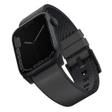 Uniq Straden læder hybrid rem til Apple Watch 1/2/3/4/5/6/7/8/SE/SE2/Ultra 42/44/45/49 mm - Grå
