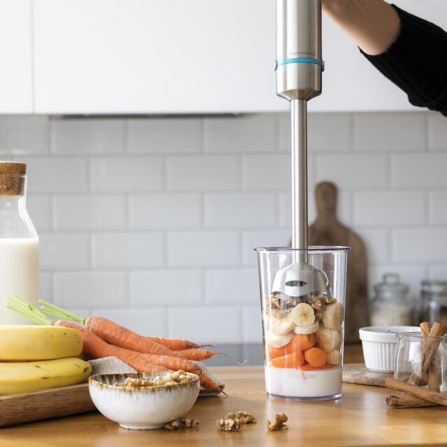 Cecotec Power TitanBlack 1200 XL 0,8 L Nedsænkning blender 1200 W Sort, Sølv
