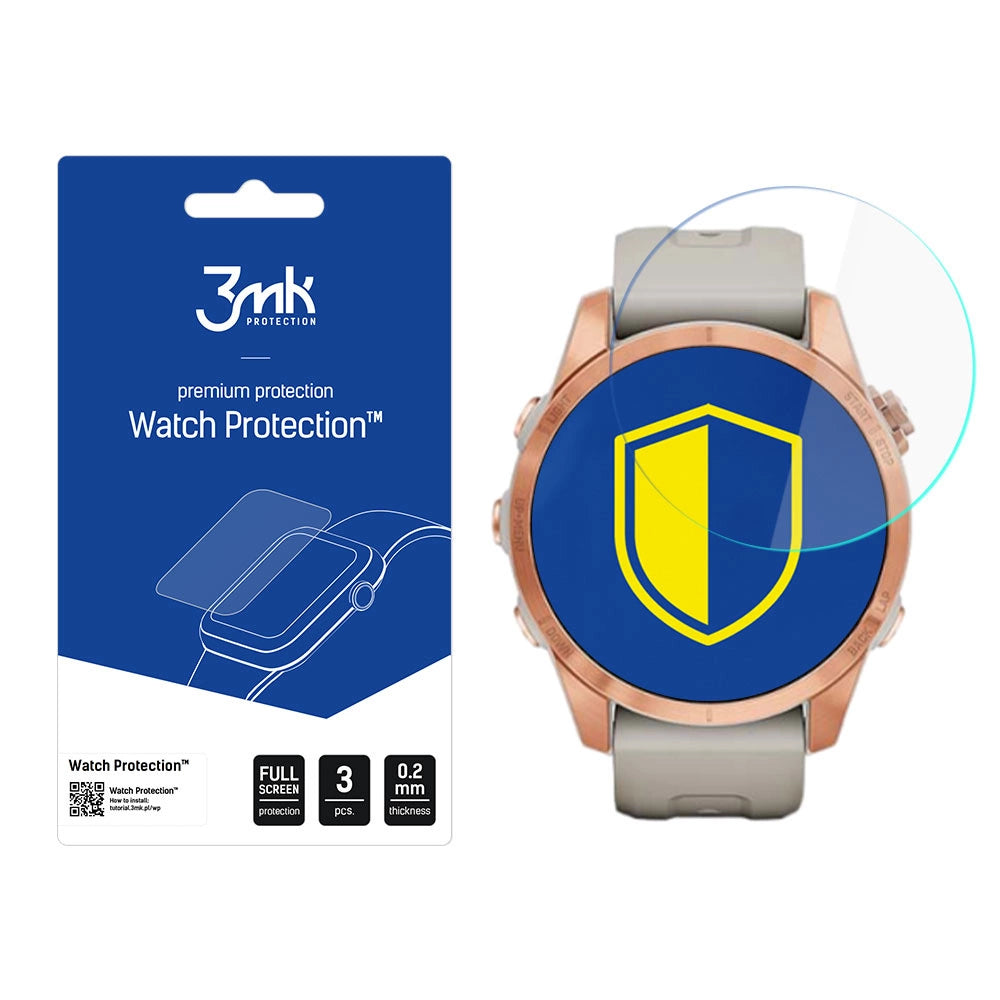 Garmin Fenix 7s - 3mk Watch ProtectionTM v. FlexibleGlass Lite