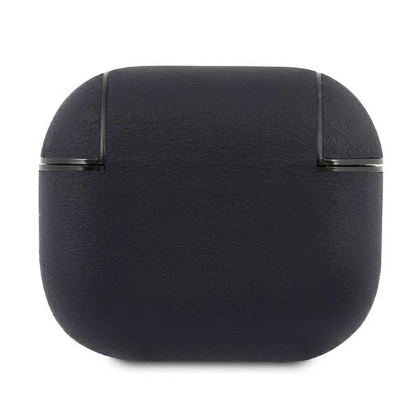 BMW BMA3SSLNA AirPods 3 cover granatowy/navy Geniune læder sølv logo