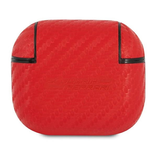 Ferrari FESA3CARE AirPods 3 cover rød/rød On Track PU Carbon