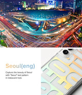 Ringke Fusion Design Armored Case Cover med Gel Frame til Samsung Galaxy S22 + (S22 Plus) gennemsigtig (Floral) (F593R31)