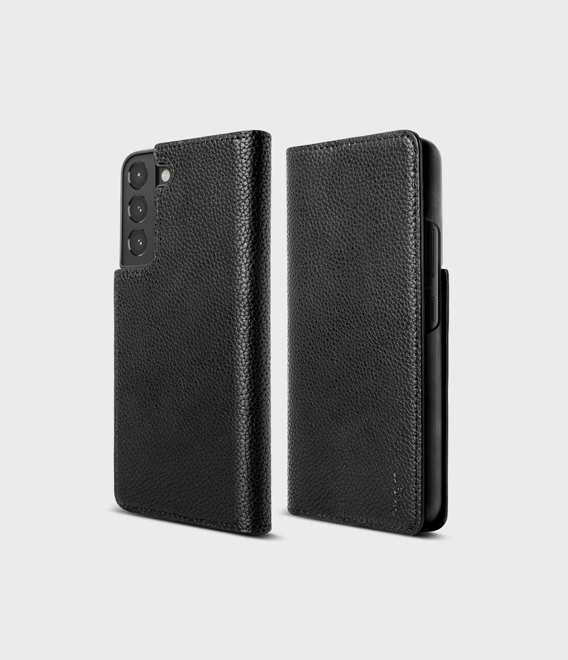 Ringke Folio Signature Flip Leather Case til Samsung Galaxy S22 + (S22 Plus) sort (FSS118R262)
