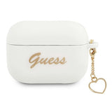 Guess GUAPLSCHSH AirPods Pro cover hvid/hvid Silicone Charm Heart Collection