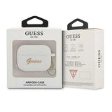 Guess GUAPLSCHSH AirPods Pro cover hvid/hvid Silicone Charm Heart Collection