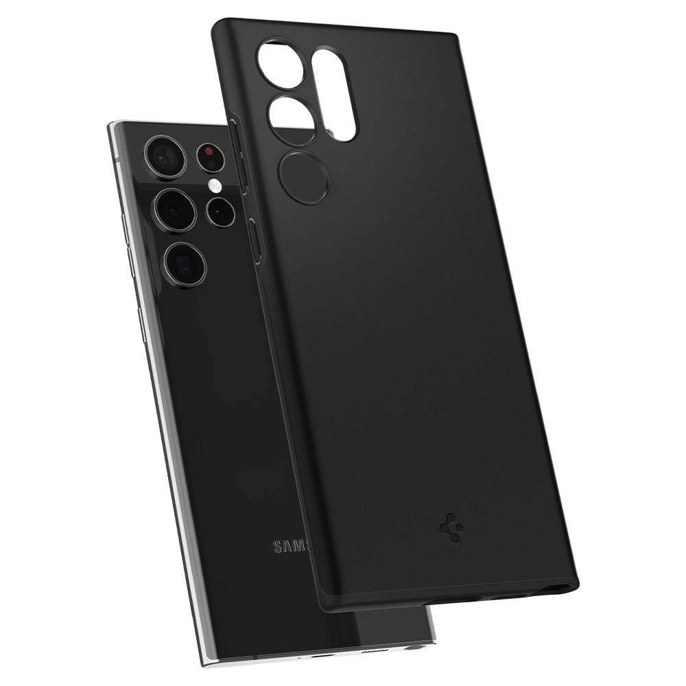 Spigen Thin Fit Case til Samsung Galaxy S22 Ultra - sort