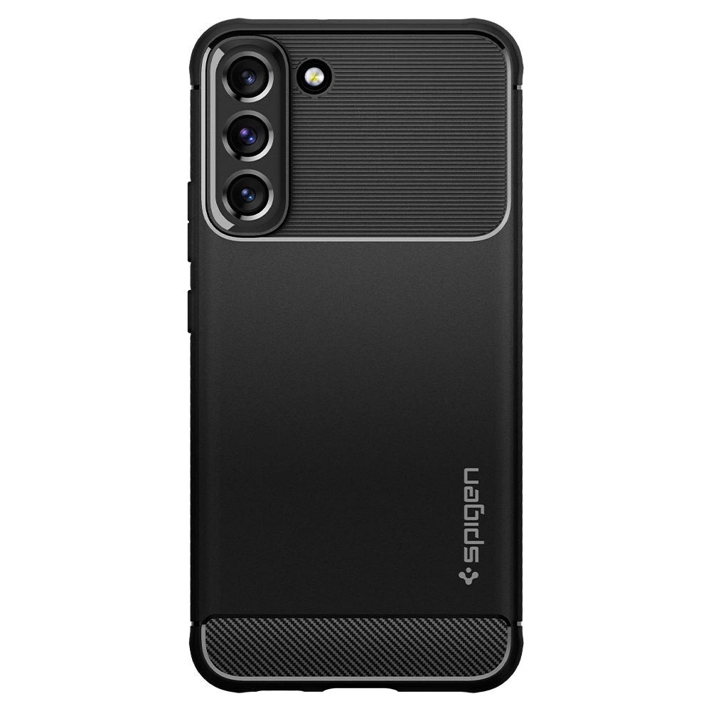 Spigen Rugged Armor Case til Samsung Galaxy S22 - Matte sort