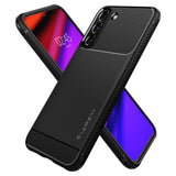 Spigen Rugged Armor Case til Samsung Galaxy S22 - Matte sort